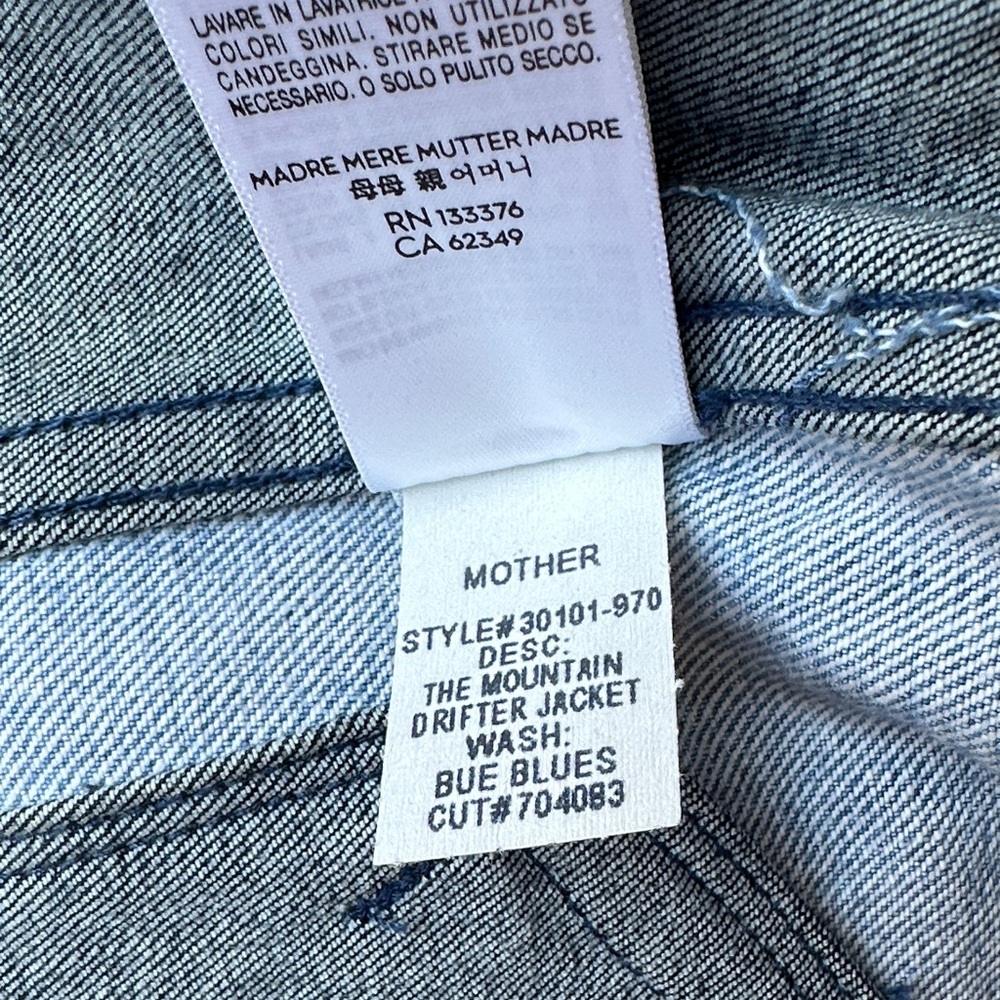 MOTHER Classic Blue Denim Jacket - Picture 7 of 7